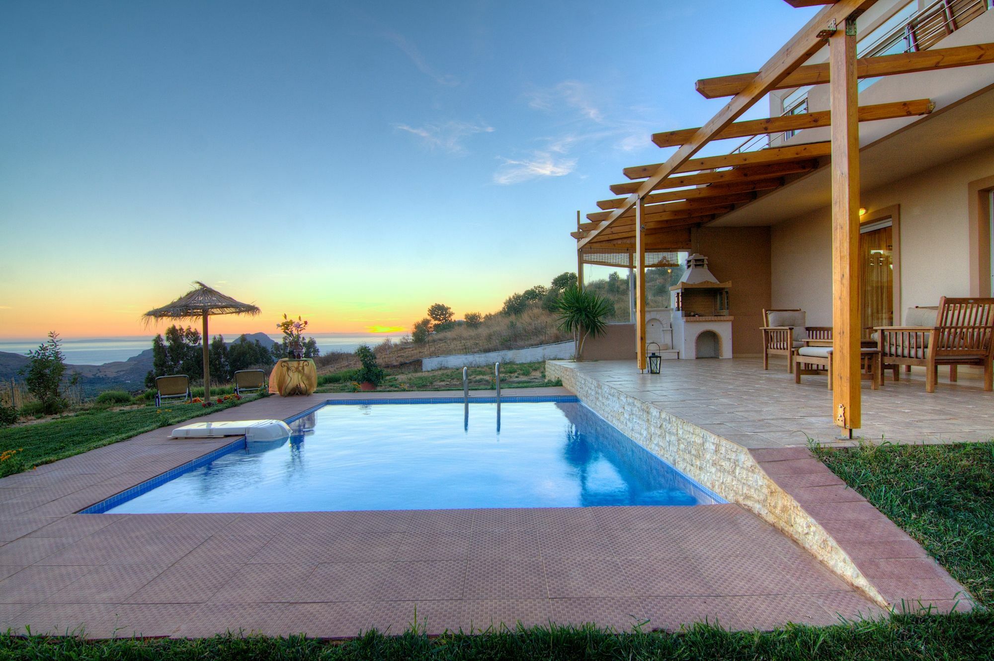 Villa Despina 1 Plakias Private Villa, Private Swimming Pool Garden,Amazing View Lefkogeia Luaran gambar